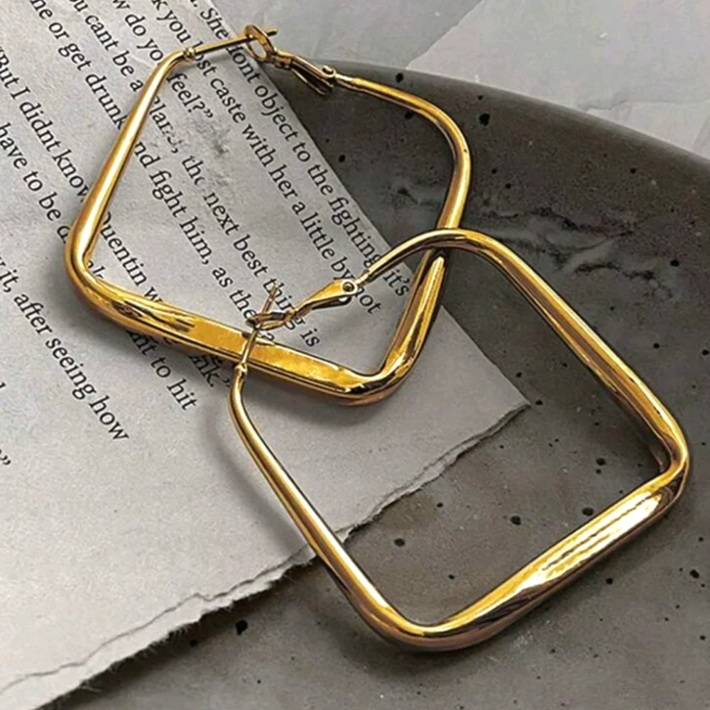 Square Hoops - Picture 2 of 7